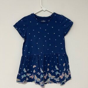 OshKosh B'gosh Blue Butterfly Print Kids Tee
